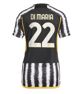 Juventus Angel Di Maria #22 Hjemmedrakt Kvinner 2023-24 Kortermet